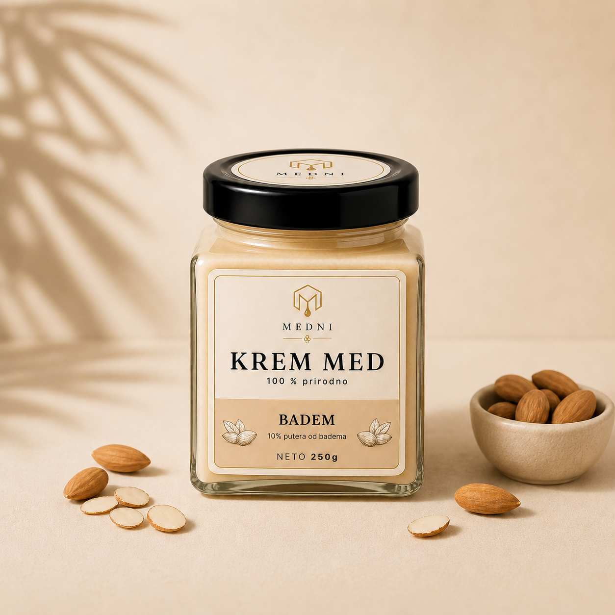 Krem med sa bademom