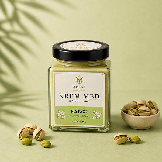 Krem med sa pistaćima